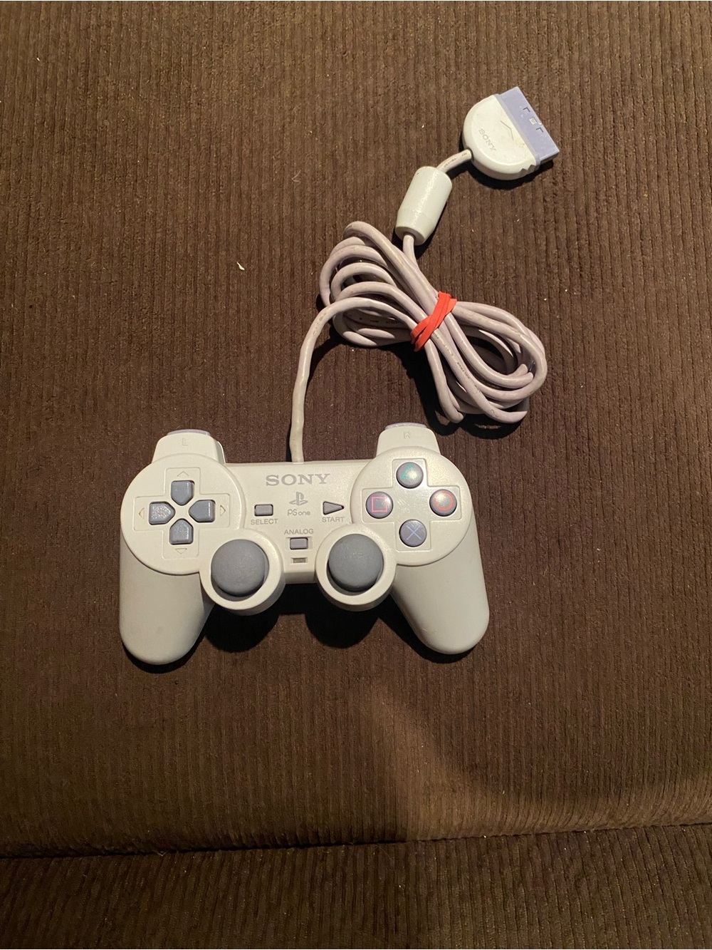 Original Sony Playstation 1 PS1 PSone White Controller!